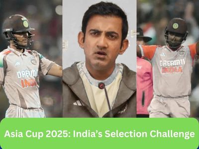 Asia Cup 2025: India’s Selection Challenge