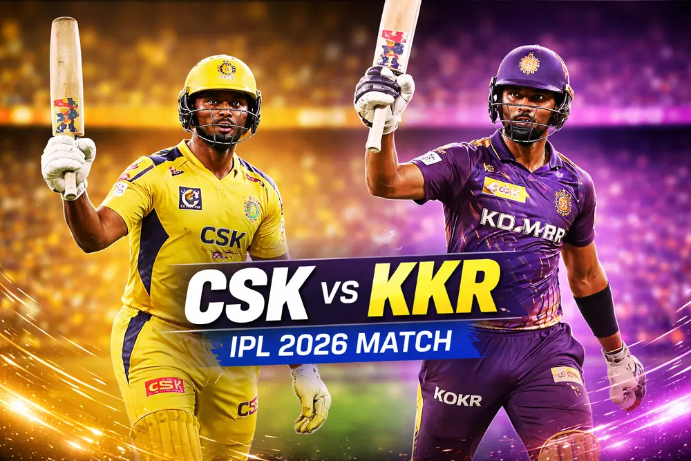 CSK vs KKR IPL 2026 Match 22 Report