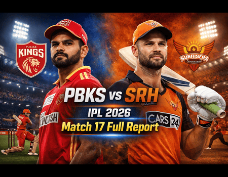 IPL 2026_ PBKS vs SRH Match 17