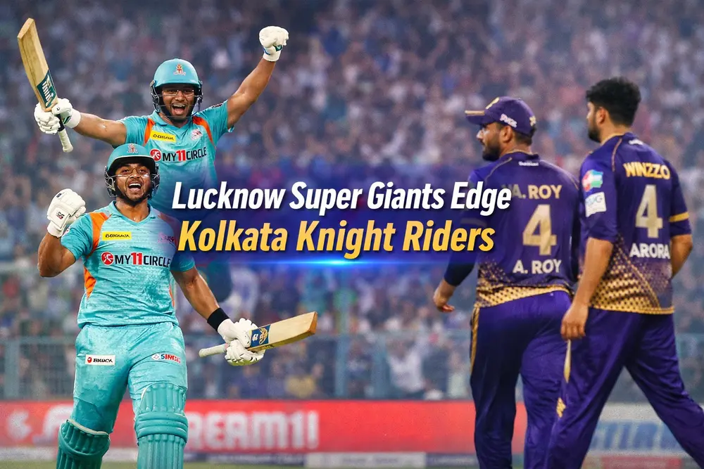 Lucknow Super Giants Edge Kolkata Knight Riders by 3 Wickets