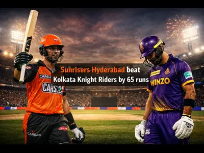 Sunrisers Hyderabad Dominate Kolkata Knight Riders with 65-Run Win at Eden Gardens